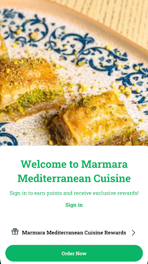 Marmara Mediterranean Cuisine Screenshot 0