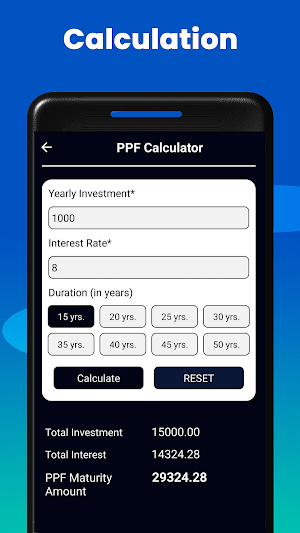 EMI Calculator & Finance Tool Screenshot 2