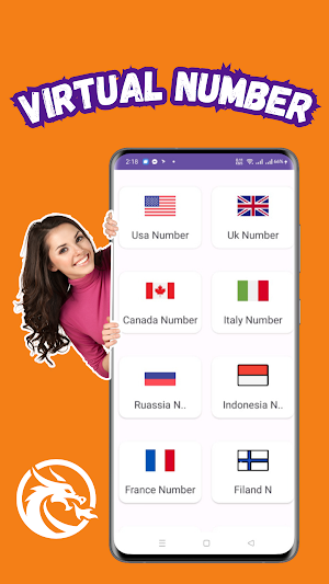 USA: Virtual Phone Number Screenshot 0
