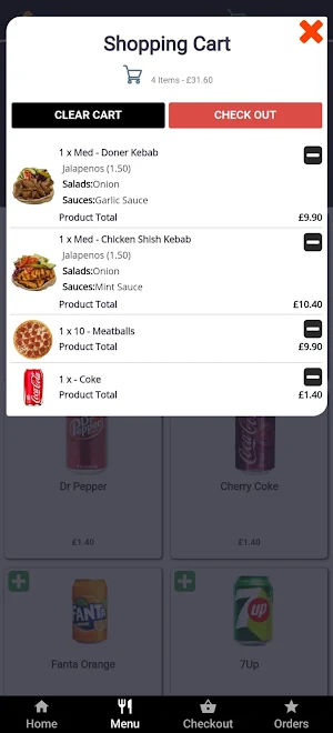 Major Kebab & Pizza House Screenshot 2