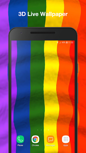 Pride Flag Live Wallpaper Screenshot 0