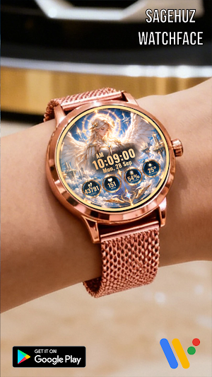 A006 Heaven Angel watchface Screenshot 0
