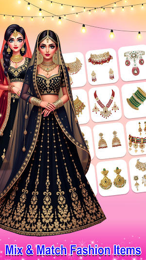 Indian Girl Dress Up & Makeup Screenshot 2