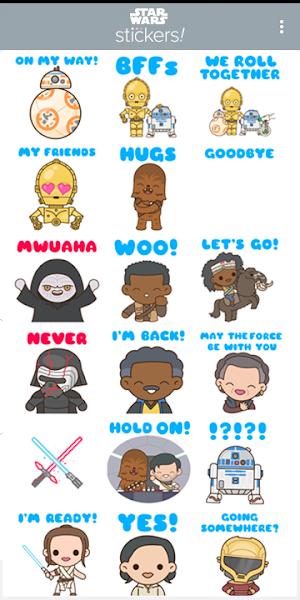 The Rise of Skywalker Stickers Screenshot 2