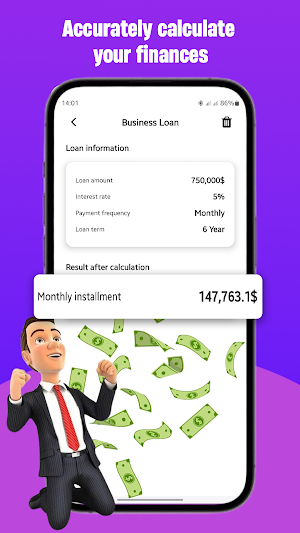 Auto Loan Calculator for EMI Screenshot 1