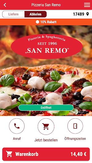 Pizzeria San Remo Screenshot 0