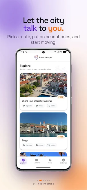 Soundscaper AudioGuide Screenshot 1