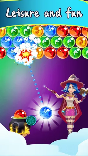 Fun eliminate-magic bubble marbles leisure battle Screenshot 2