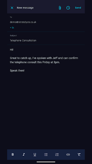 StrataByte Mail Screenshot 2