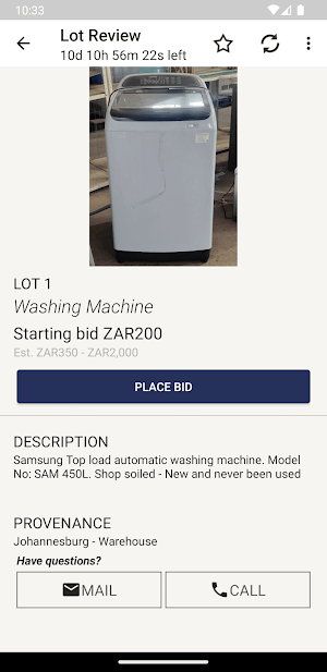 NSB AUCTIONS Screenshot 2