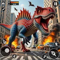Dinosaur Smash game: Attack 3D