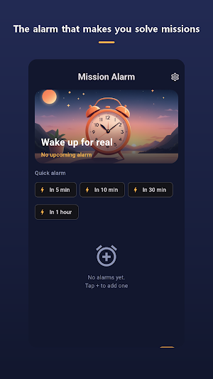 Mission Alarm - Math Alarm Screenshot 0