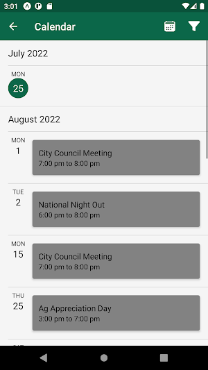 Grinnell Website Mobile App Screenshot 3