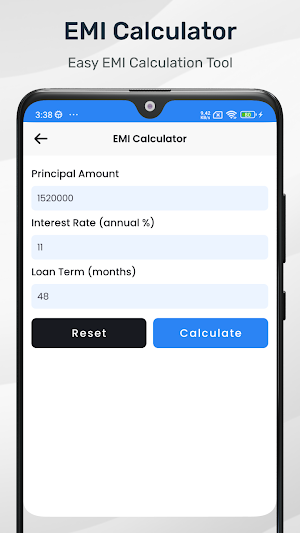 Loan EMI Calculator Screenshot 1