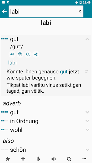 Latvian - German Screenshot 1