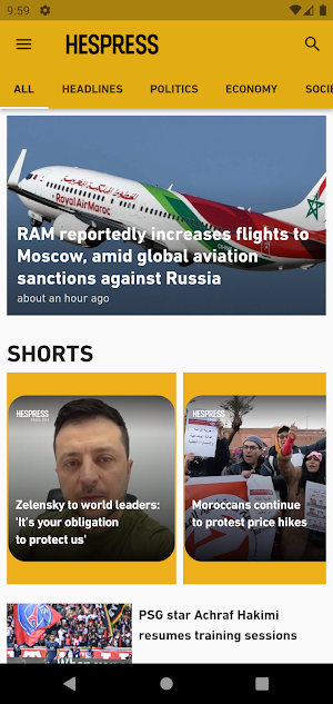 Hespress English Screenshot 0