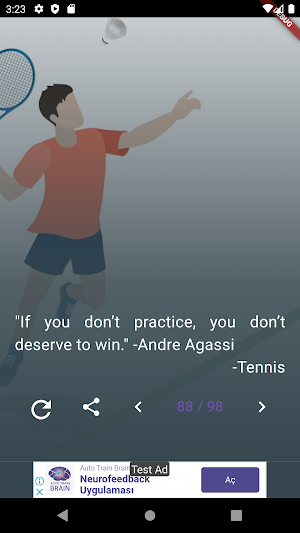Tennis Quotes Screenshot 0