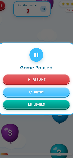 Balloon Pop & Count: Kids Game Screenshot 2