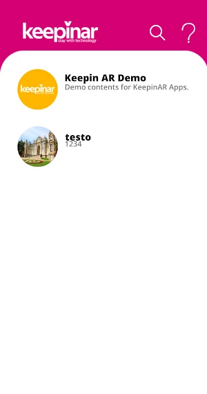 KeepinAR Screenshot 0