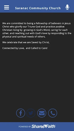 Saranac Community Church Screenshot 3
