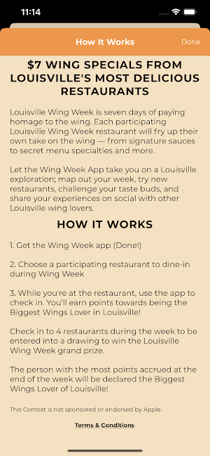 Louisville Wing Week Screenshot 1