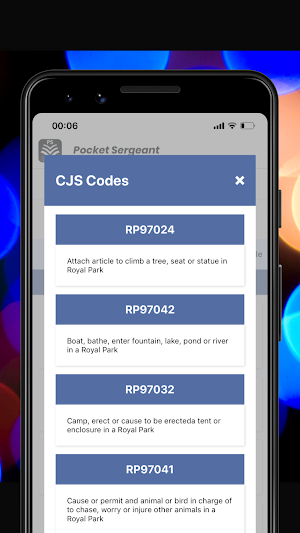 Pocket Sgt - UK Police Guide Screenshot 2