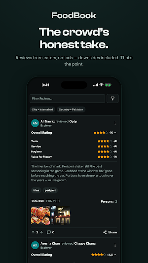FoodBook: Reviews & More Screenshot 2