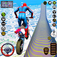 Superhero Bike Race Games
