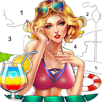 Summer Beach Coloring Games