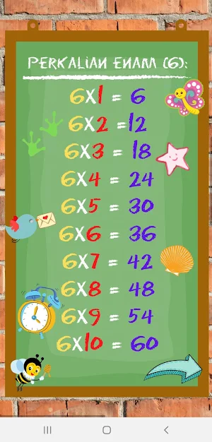 Tabel Perkalian Screenshot 3