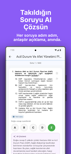 AÖF Pusula: Çıkmış Sorular Screenshot 2