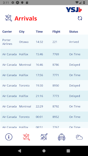 Saint John Airport FlySJ Screenshot 3