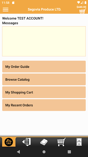 Segovia Produce Checkout App Screenshot 0