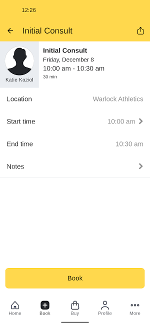 Warlock Athletics Screenshot 2