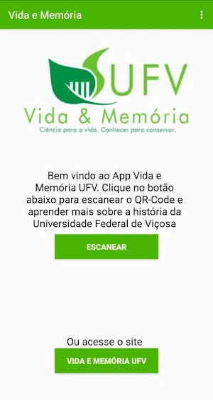 Vida e Memória UFV Screenshot 0
