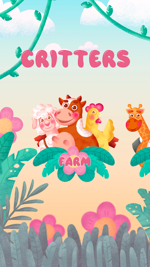 Critters - Puzzle Baby Games for Kids with Animals Screenshot 0