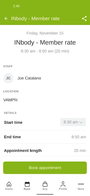 VAMPfit Screenshot 2