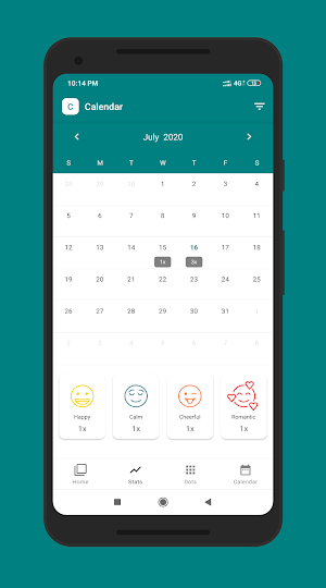 iDaily Mood - Mood and Activity Tracker Screenshot 3