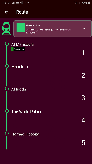Doha Metro Guide Screenshot 1