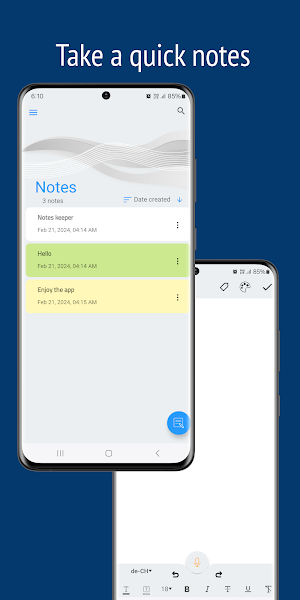 Notes keeper: speech to text Screenshot 0
