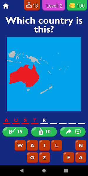 Oceania Countries GK Game Screenshot 3