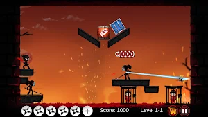 Ninja Warrior - Dart Fighting Screenshot 2