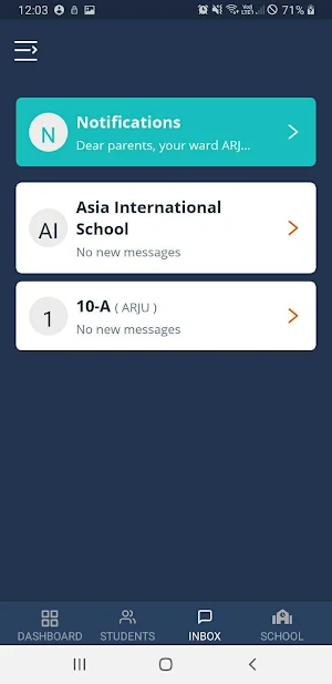 Asia International School Screenshot 2