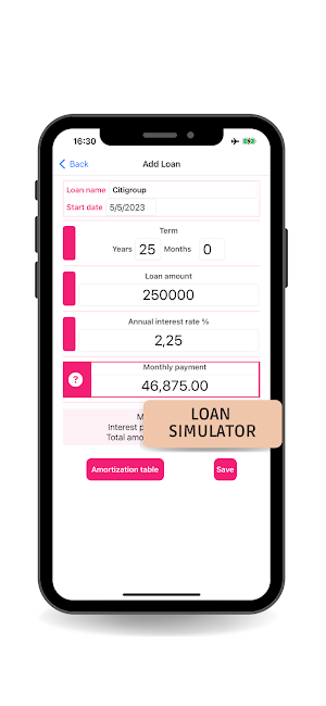 Loans Calculator Pro Screenshot 3