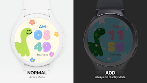 non_DINO Watchface Screenshot 1