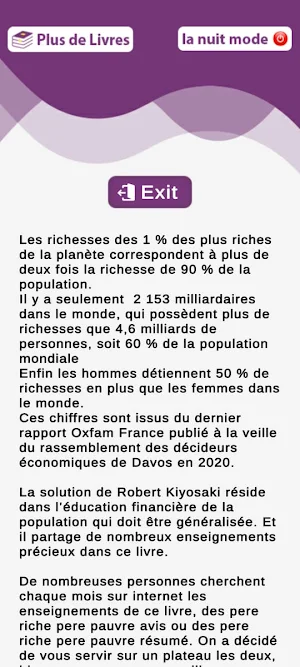 Père Riche Père Pauvre Résumé Screenshot 1