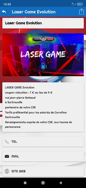 CSE Carrefour Sartr. Screenshot 2