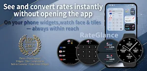 RateGlance - Currency Widget Screenshot 0