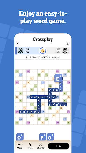 NYT Crossplay: Play and Spell Screenshot 1