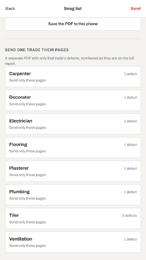 Punchlist: Site Snag Reports Screenshot 1